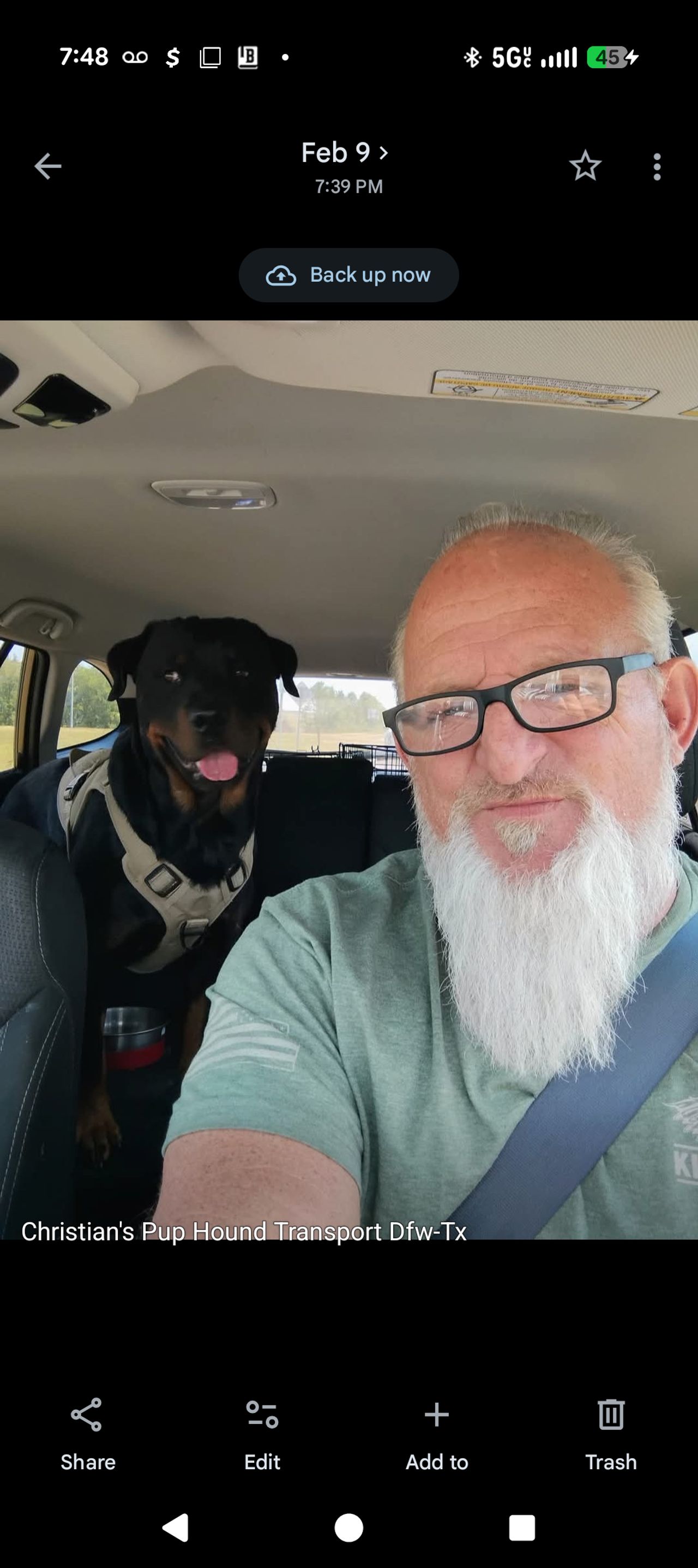 Christian's Pup Hound Transport - DFW Texas