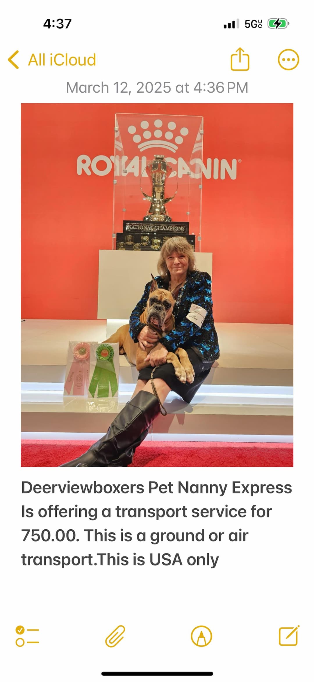 Deerviewboxers Pet Nanny Express