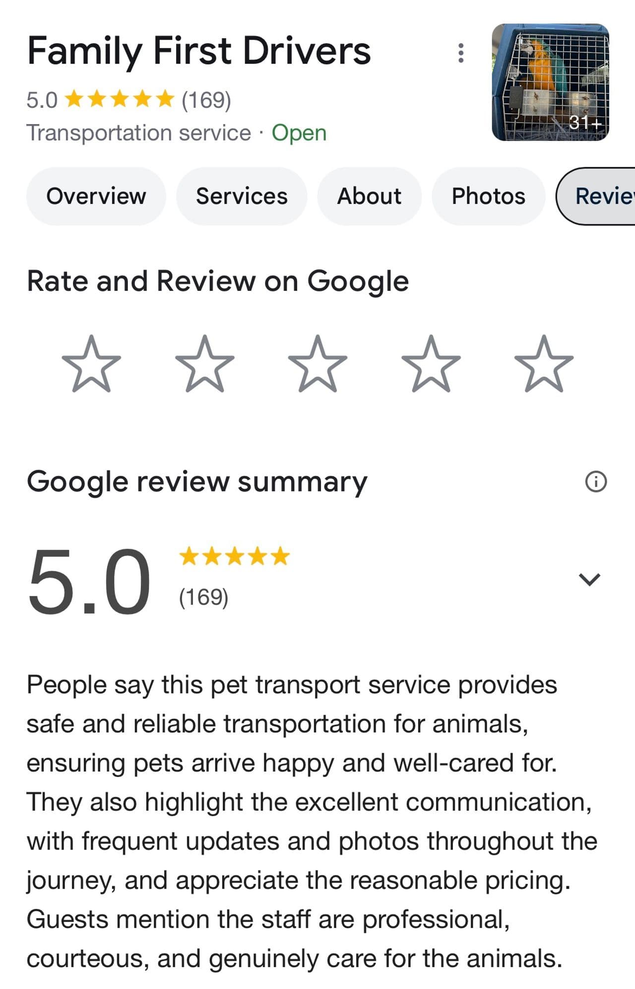 Pet travel photo 1