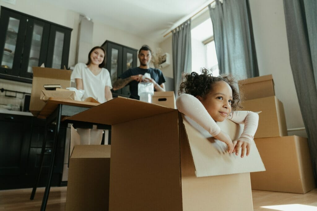 family, new home, child