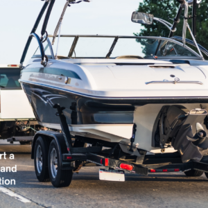 Cost of transporting a boat on a highway.