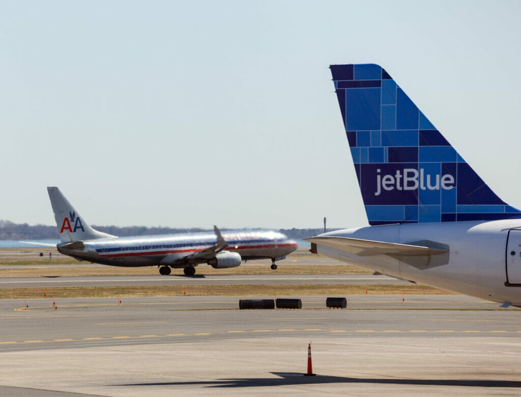 JetBlue's pet policy allows passengers to bring their pets on board their airplanes.